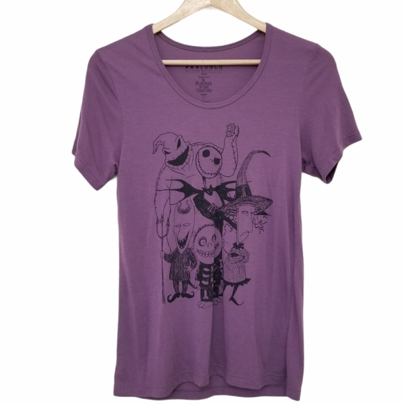 BoxLunch Tops - Nightmare Before Christmas Purple Short Sleeve Tee Shirt Small